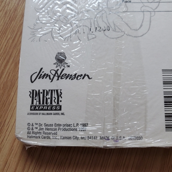 Wubbulous World Of Dr.Seuss Party Express Hallmark Birthday Party Invitation 8pk - Picture 4 of 5